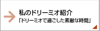私のドリーミオ紹介「ドリーミオで過ごした素敵な時間」